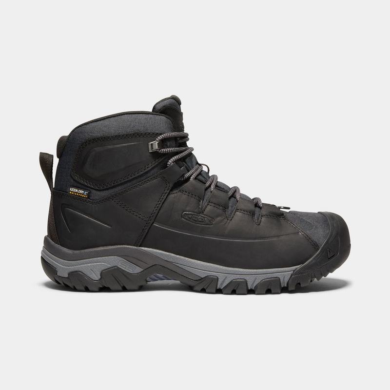 Botas De Montaña Keen Targhee Lace Waterproof Para Hombre Negros - Botas Keen Mexico (726148-OYE)